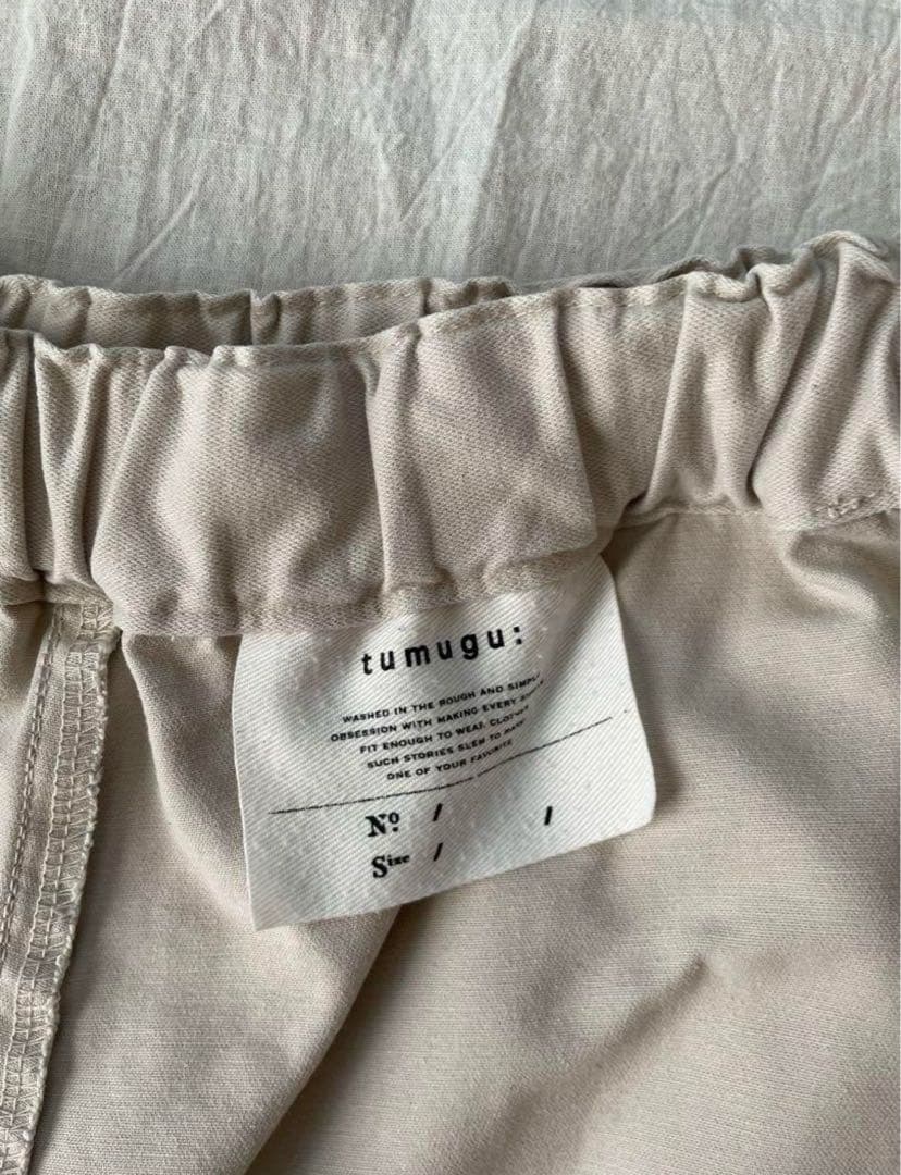 tumugu: パンツ　ブロークンツイルロングティンカーパンツ