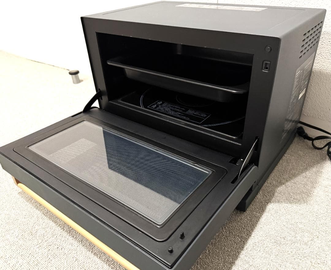 【限定】　BALMUDA オーブンレンジ ダークグレー 型番 : K04A-DG