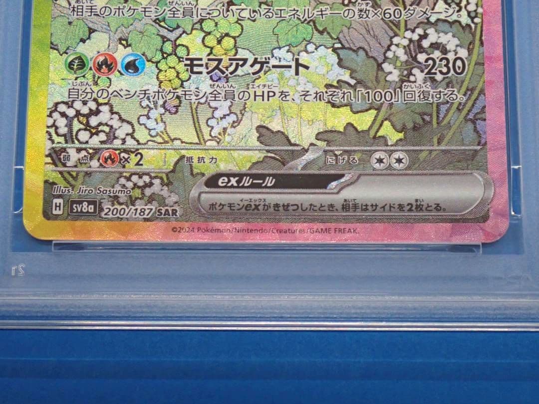 リーフィアex SAR PSA10 テラスタルフェスex 200/187