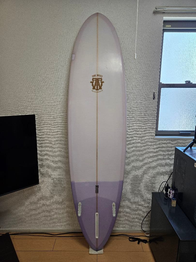 タカヒロ　7'6　ミッドレングスサーフボード