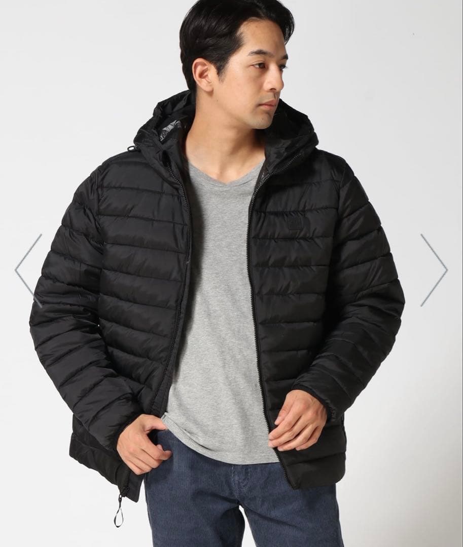 【希少レア】ꕥ新品未ꕥリサイクル フード付き パファージャケット黒