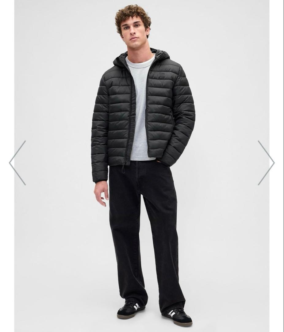 【希少レア】ꕥ新品未ꕥリサイクル フード付き パファージャケット黒