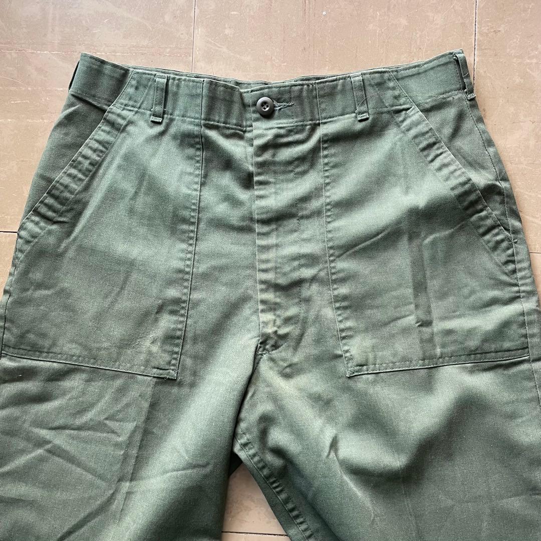 80s ベイカーパンツ 綿ポリ L 36×33