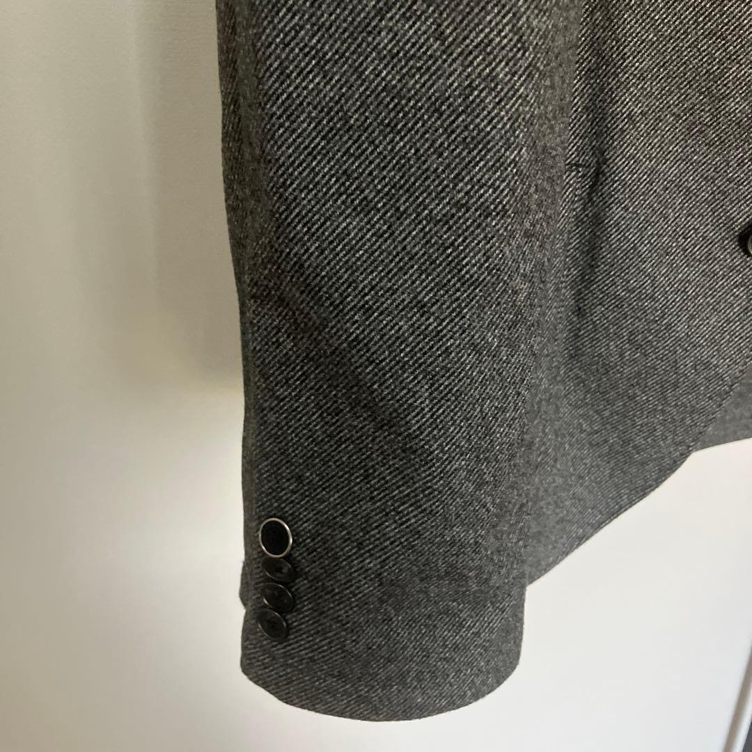 試着のみ アウール AOURE フランネル 秋冬 ジャケット ライトグレー L