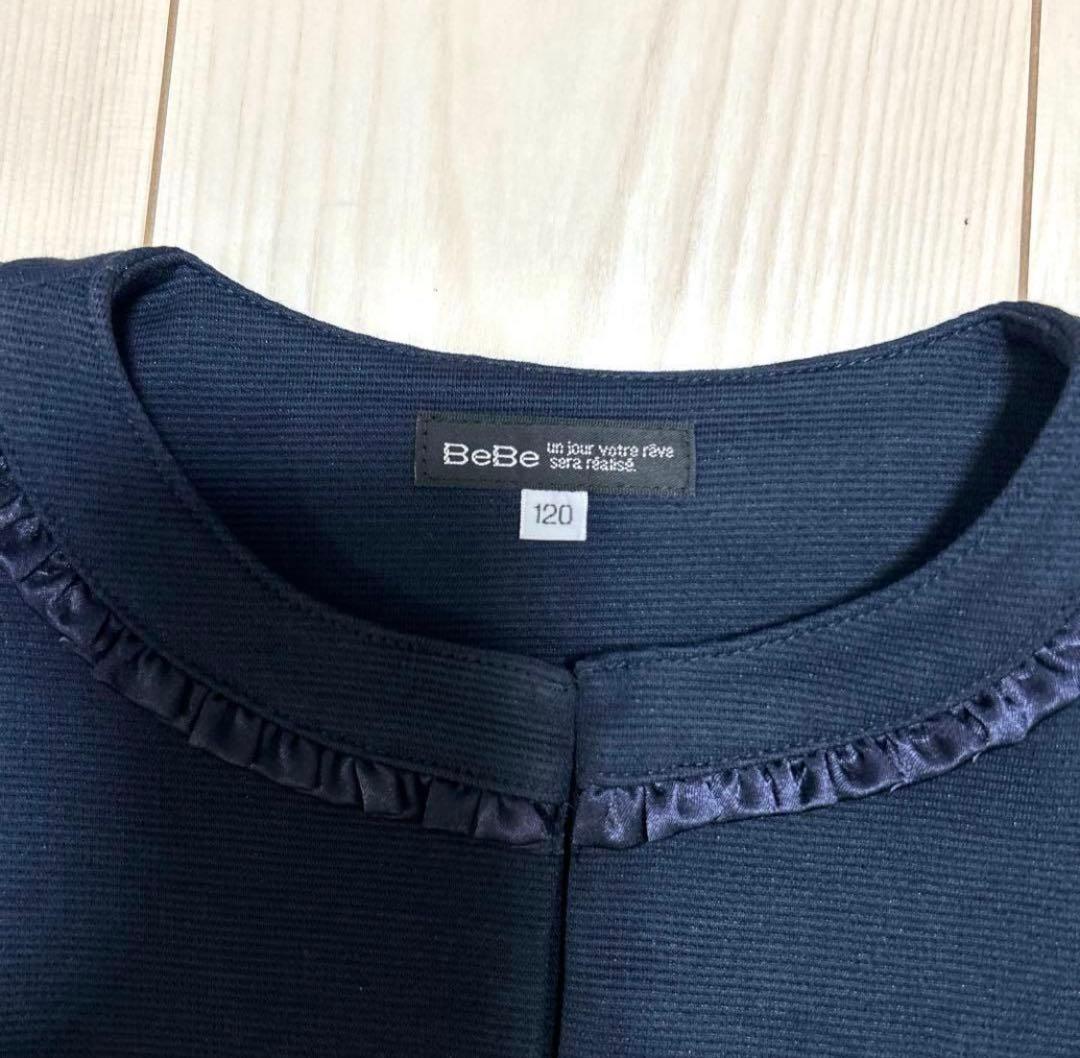 【美品】【120】BEBE セレモニードレス ワンピース卒園式 入学式