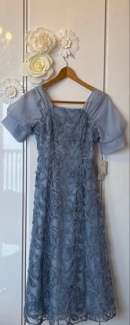 2025年CELFORD リリーエンブロイダリードレス　SAX 36 S