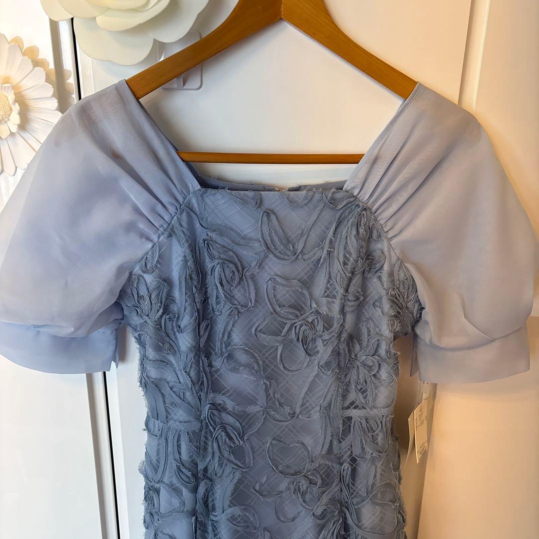 2025年CELFORD リリーエンブロイダリードレス　SAX 36 S