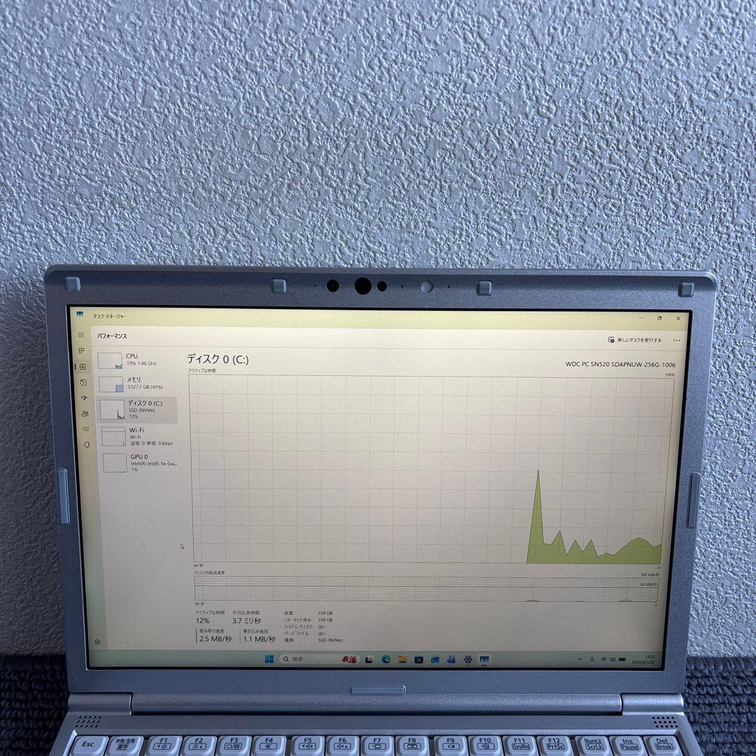 Panasonic CF-SV i5-1145G7 メモリ8GB #M6977