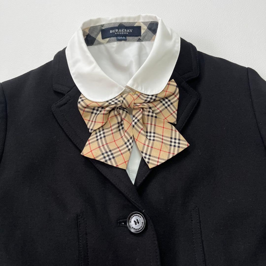 豪華4点✨バーバリーロンドン　フォーマルスーツ　女の子ノバチェック120〜130