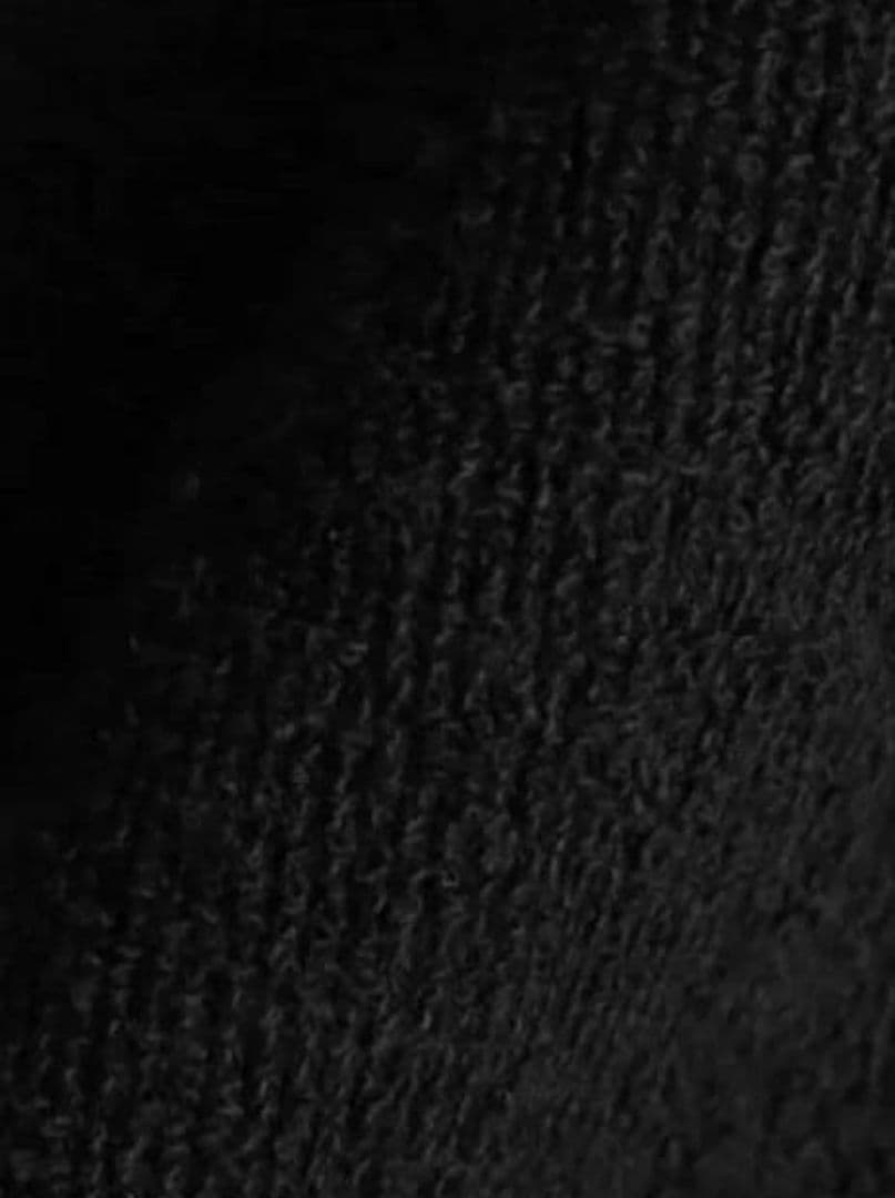 ＜LOEFF（ロエフ）＞ コットン パイル カットソー　黒　ブラック　金子綾