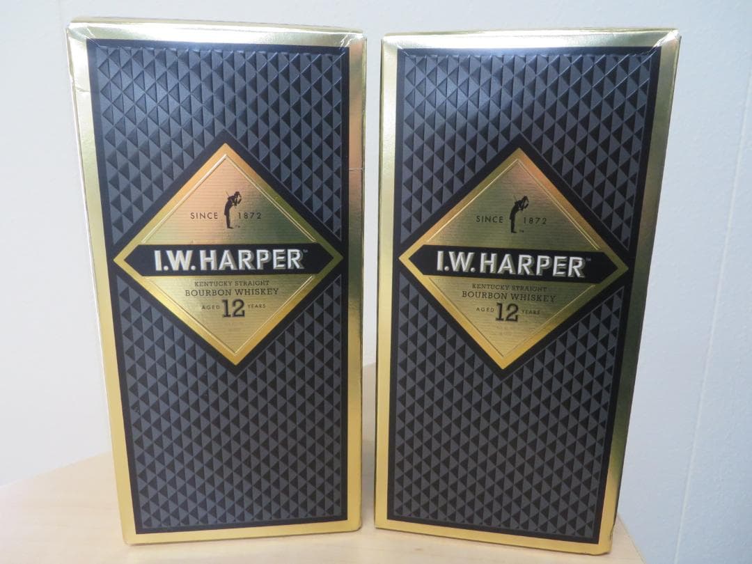 I.W. HARPER 12年 バーボンウイスキー2本セット箱入り未開栓