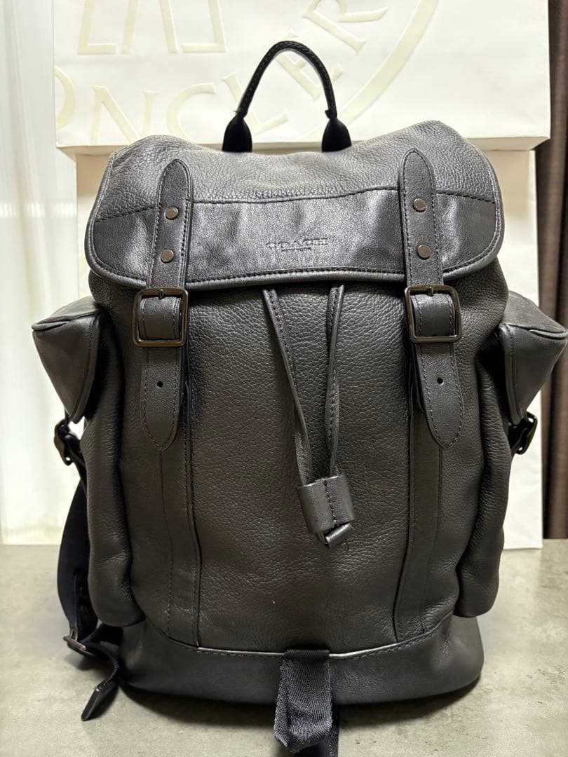 coach ブラックバックパック