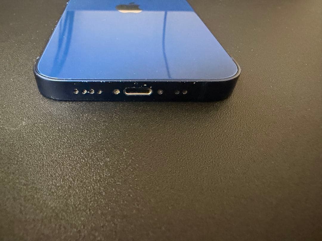 【最終値引】iPhone 12 mini ブルー／イヤホン変換アダプター付き