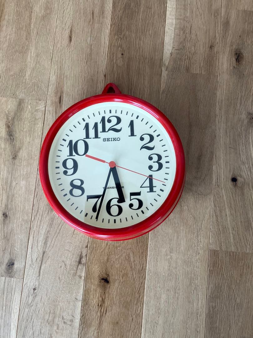 【値下げ】70's　SEIKO　掛け時計　グッドデザイン賞受賞　渡辺力　鑑賞用