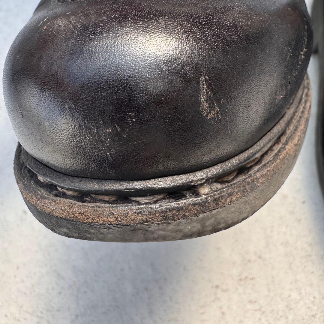 PARABOOT パラブーツUチップ 外羽根 黒 フランス製　ドレスシューズ　黒