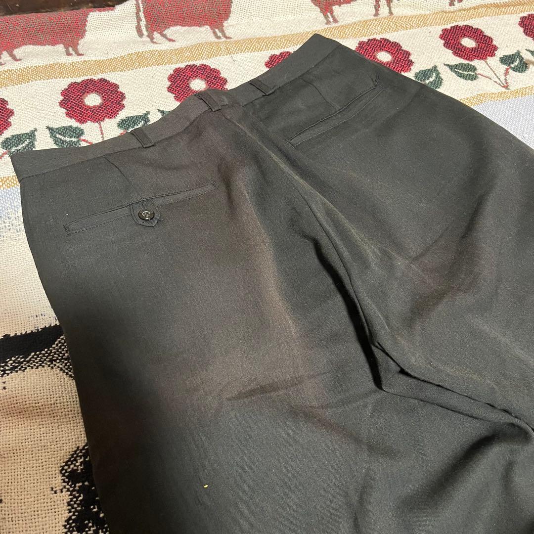 う*ー様 special 50s ブラック レーヨンギャバジン ヴィンテージ ス