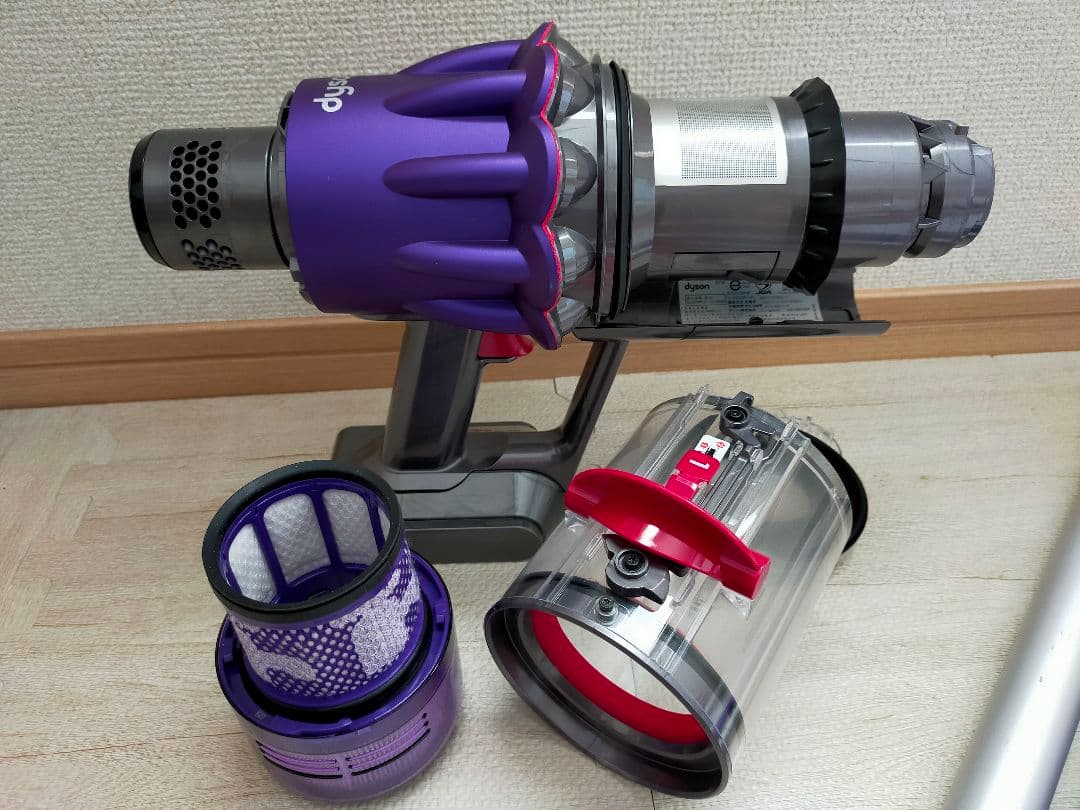 ダイソン Digital slim SV18 【分解・洗浄】毛絡み防止、スタンド