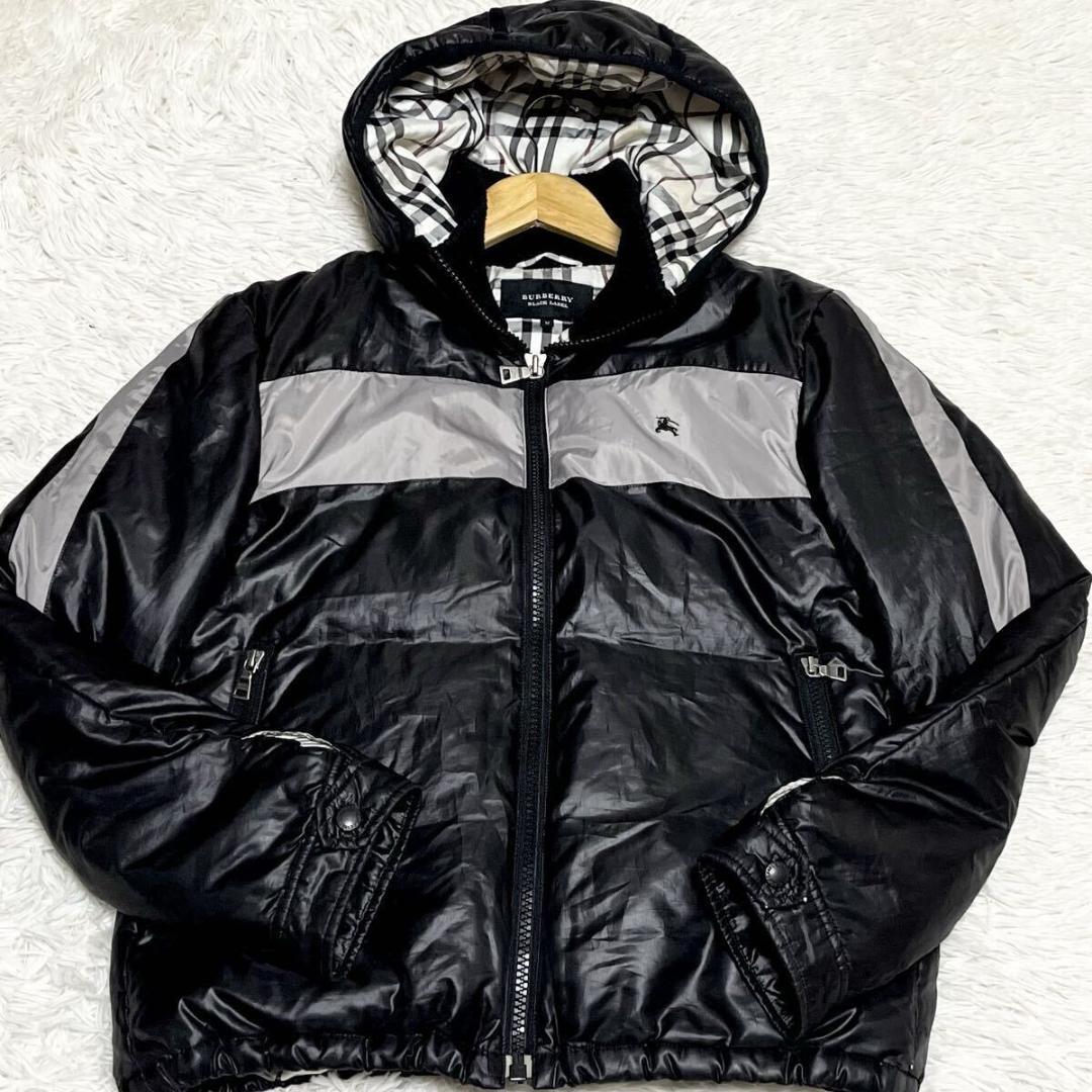 BURBERRY BLACK LABEL ダウンジャケット ノバチェック