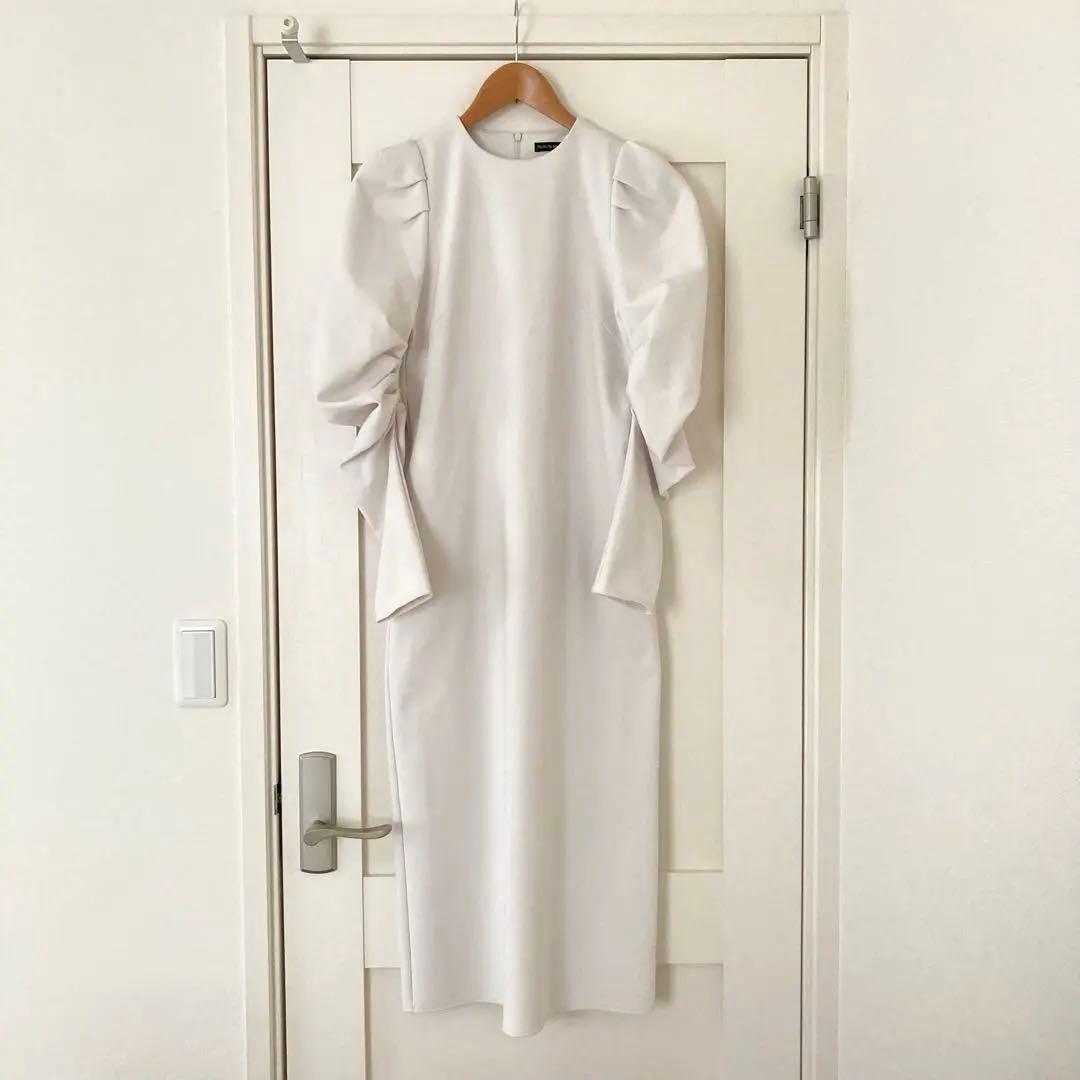 ツルバイマリコオイカワ TSURU ロングワンピース Dorothee ホワイト