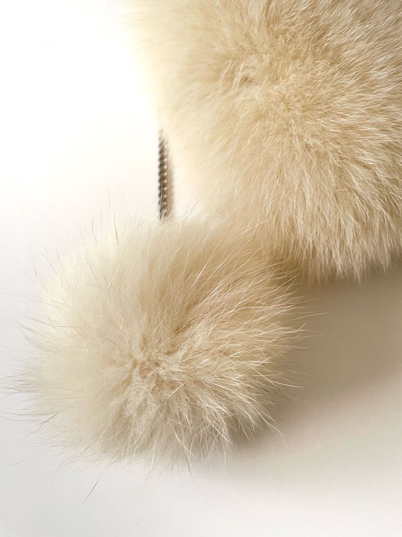 美品 LUDLOW ラドロー フォックスファー バッグ