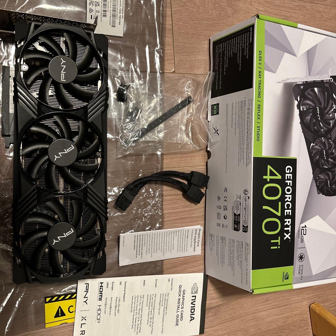 グラフィックボード・グラボ・ビデオカード PNY GEFORCE RTX 4070 Ti 12GB