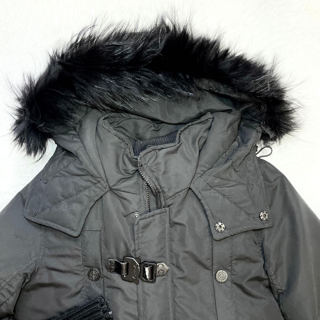 SLY N3B ダウン ボアライナー ラクーン 中綿 黒 ミリタリー y2k