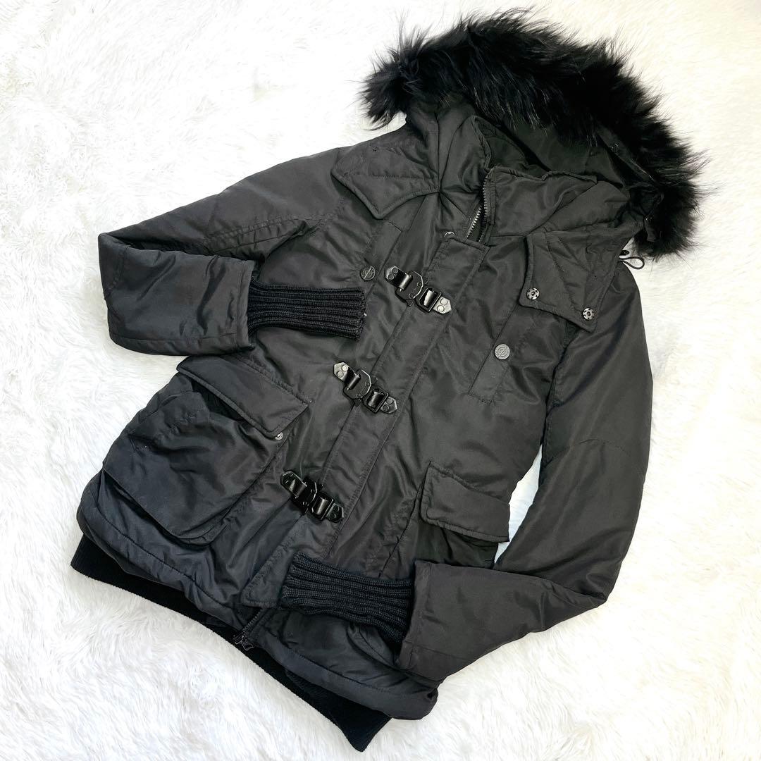 SLY N3B ダウン ボアライナー ラクーン 中綿 黒 ミリタリー y2k