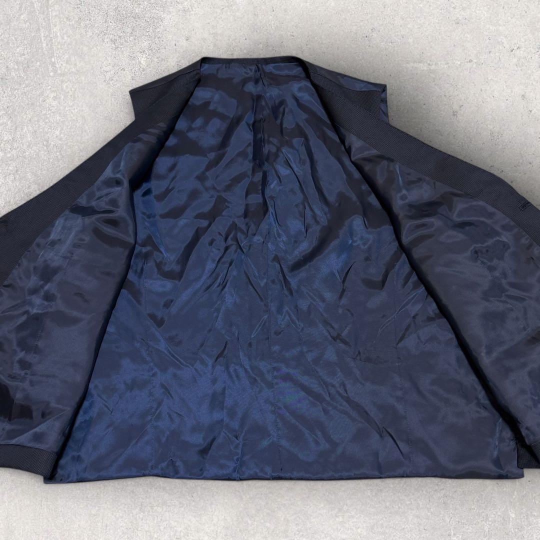 ユニバーサルランゲージ　セットアップ　３ピース　段返し　千鳥柄　XL相当