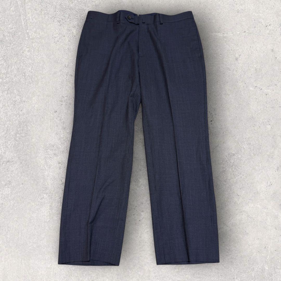 ユニバーサルランゲージ　セットアップ　３ピース　段返し　千鳥柄　XL相当