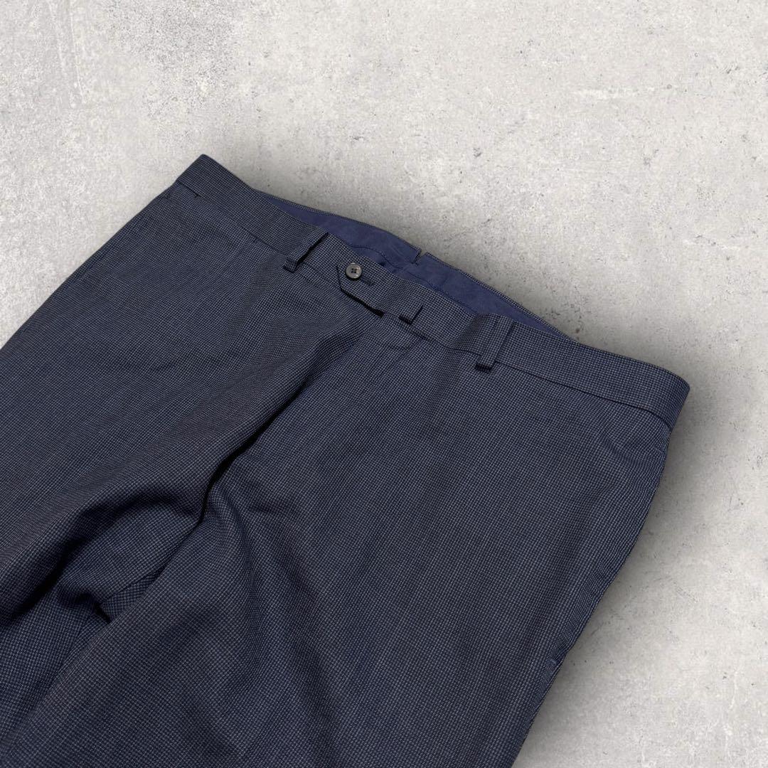 ユニバーサルランゲージ　セットアップ　３ピース　段返し　千鳥柄　XL相当