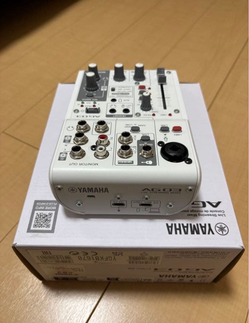 【本体美品】YAMAHA AG03 MK2 オーディオインターフェイス