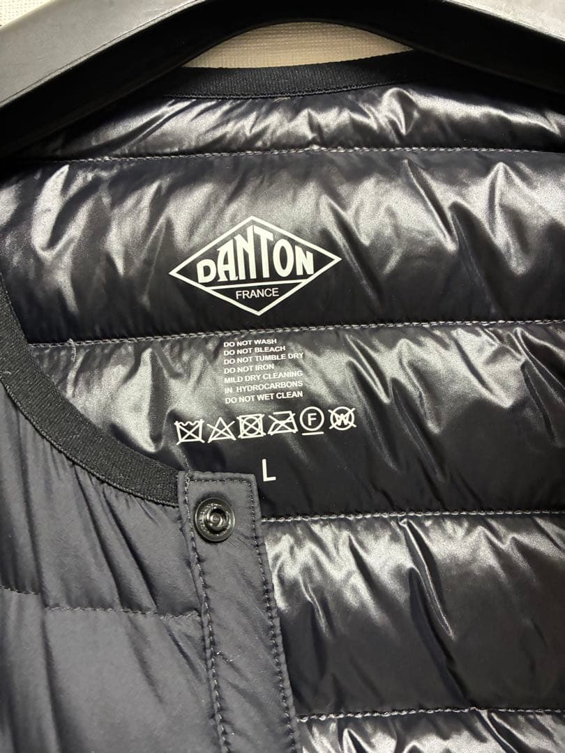 美品 DANTONダウンジャケット サイズL