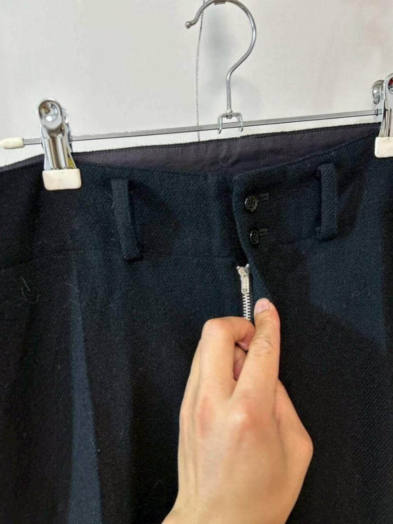 Y's 黒 スラックス ポケット付き