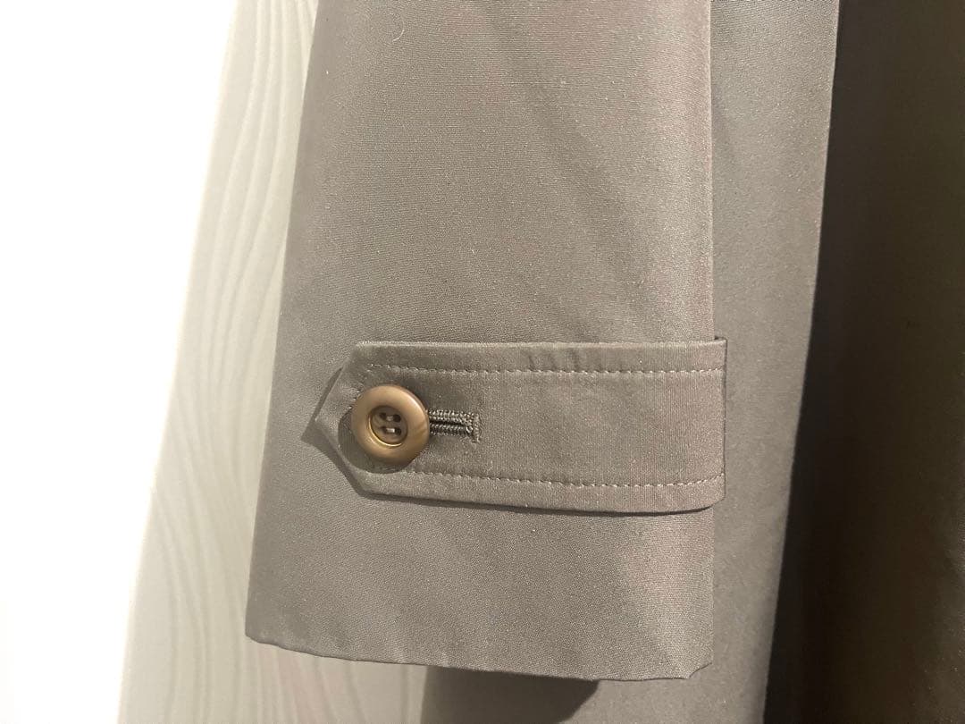 シルク フォックス ロングコート グレージュ Ｌサイズ