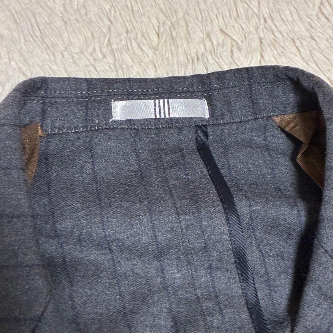 SUIT SELECT marzotto super100's グレー ダブル