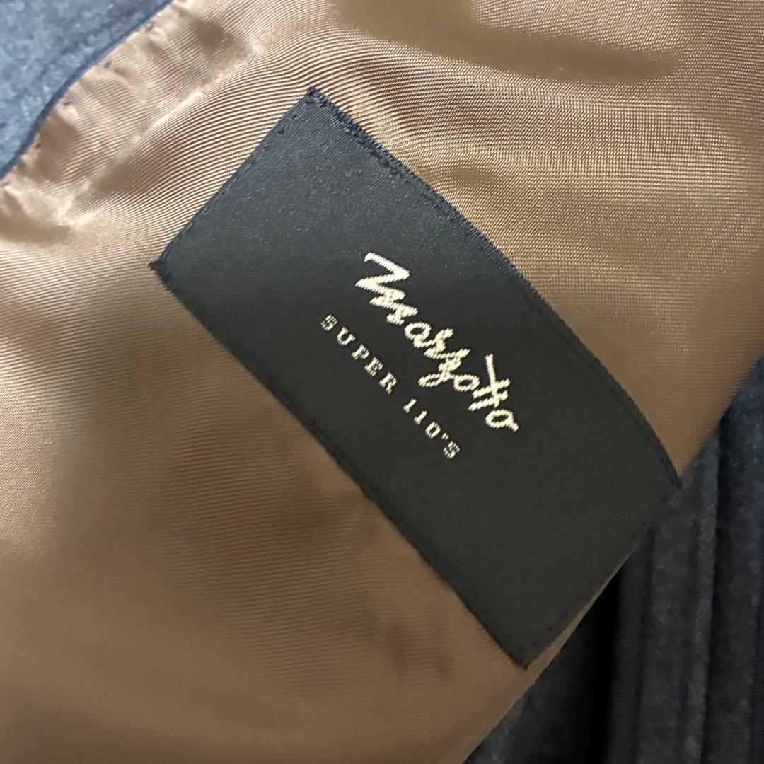 SUIT SELECT marzotto super100's グレー ダブル