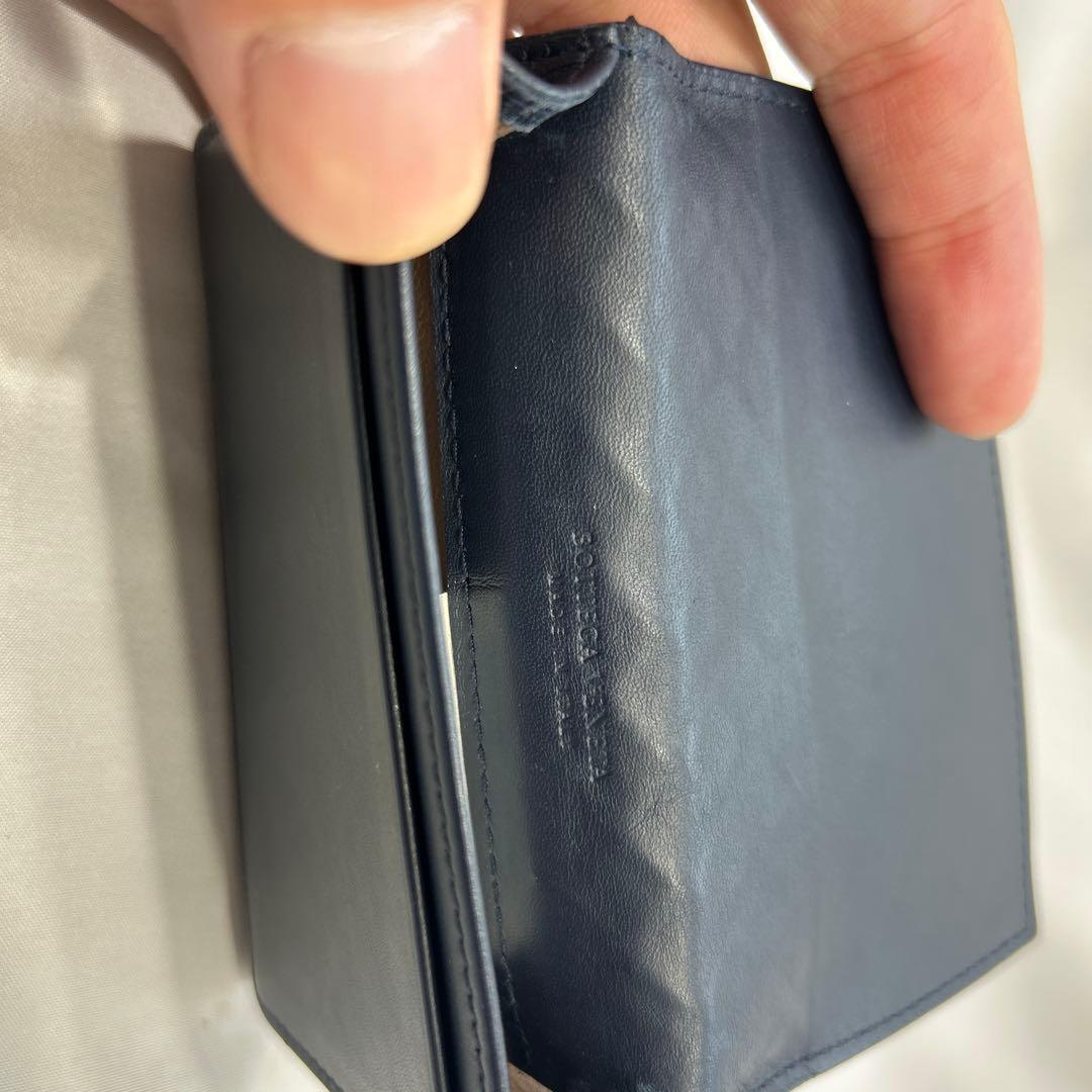 【BOTTEGA VENETA】編み込みレザー名刺入れ