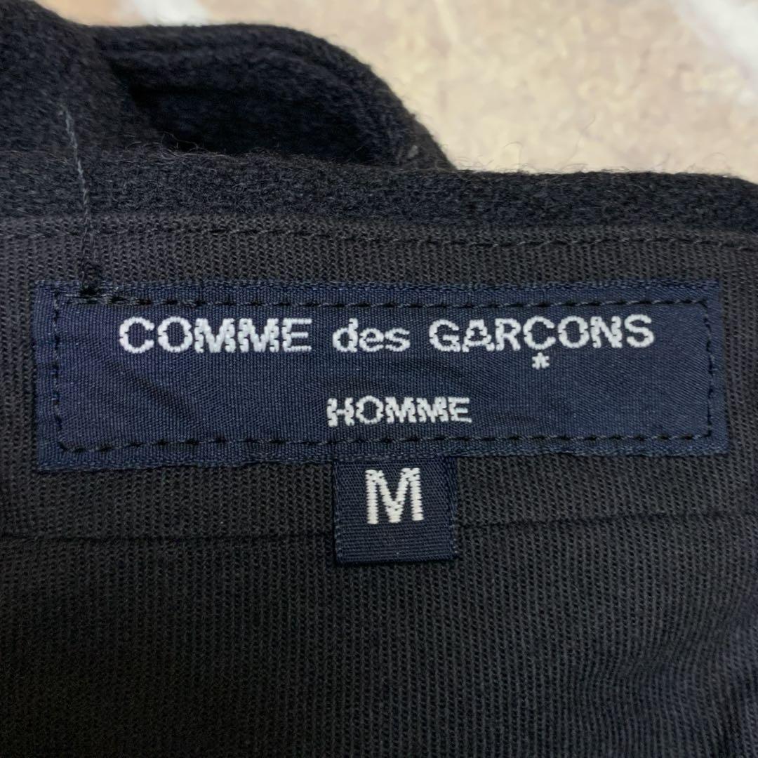 コムデギャルソン オム 19AW ウール フラノ2タック サルエル パンツ