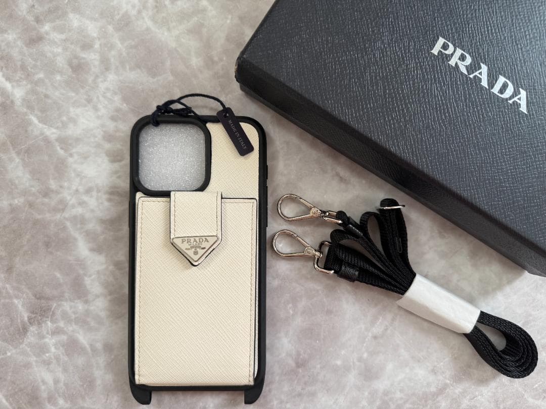 PRADA iphone 15 pro max ケース スマホカバー ショルダー