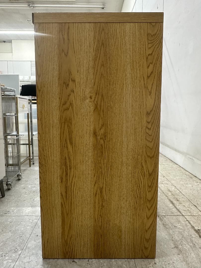 unico ウニコ DIFE キッチンカウンター レンジ台 W800 ブラウン