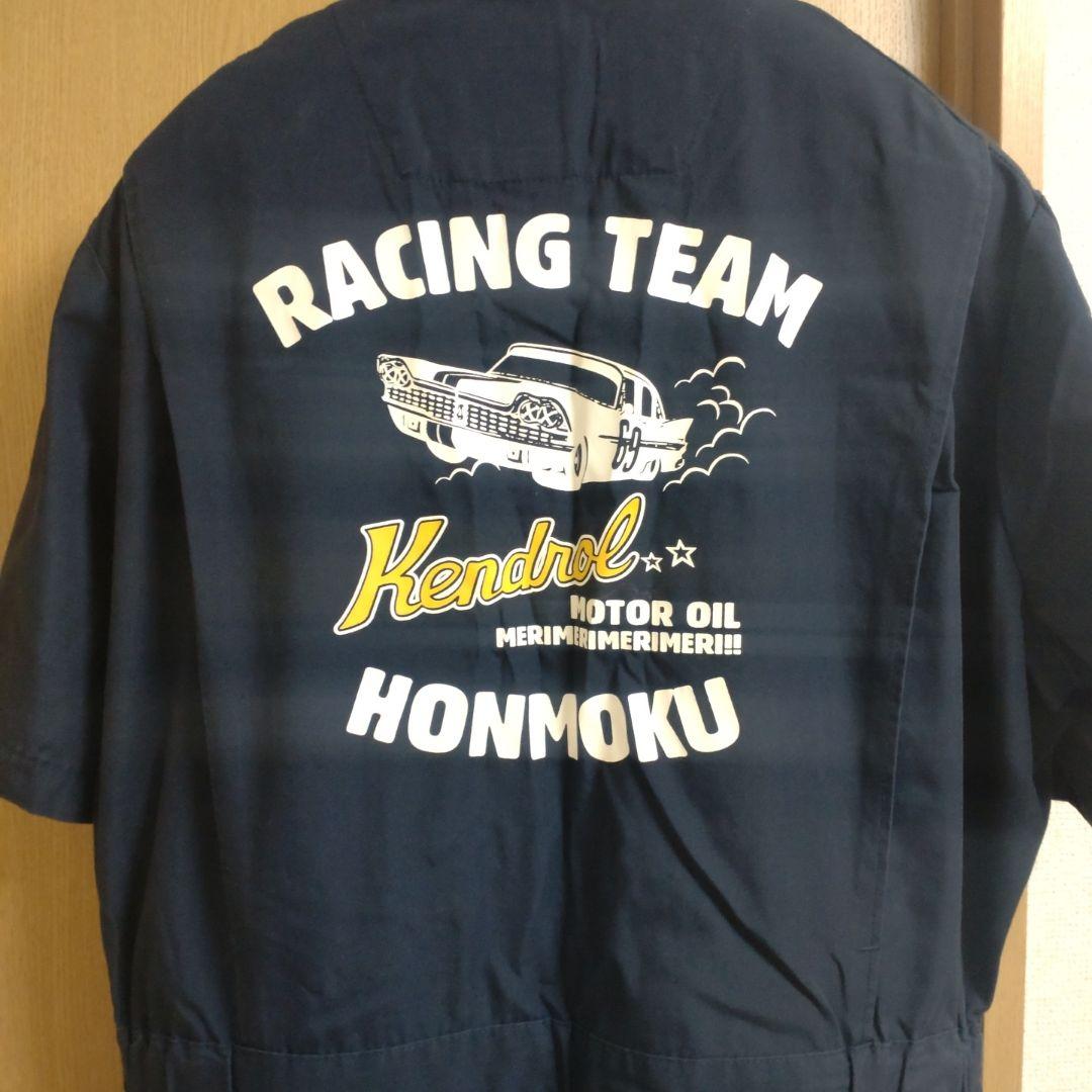 クレイジーケンバンド　Kendrol レースチームつなぎ ネイビー　半袖