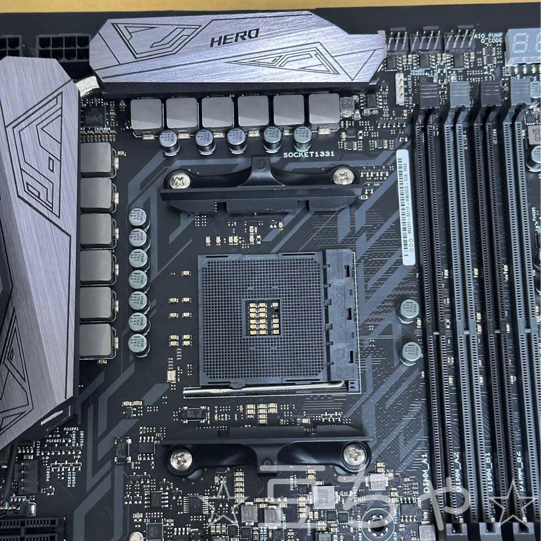 マザーボード ASUS ROG CROSSHAIR VI HERO X370 AM4 ATX