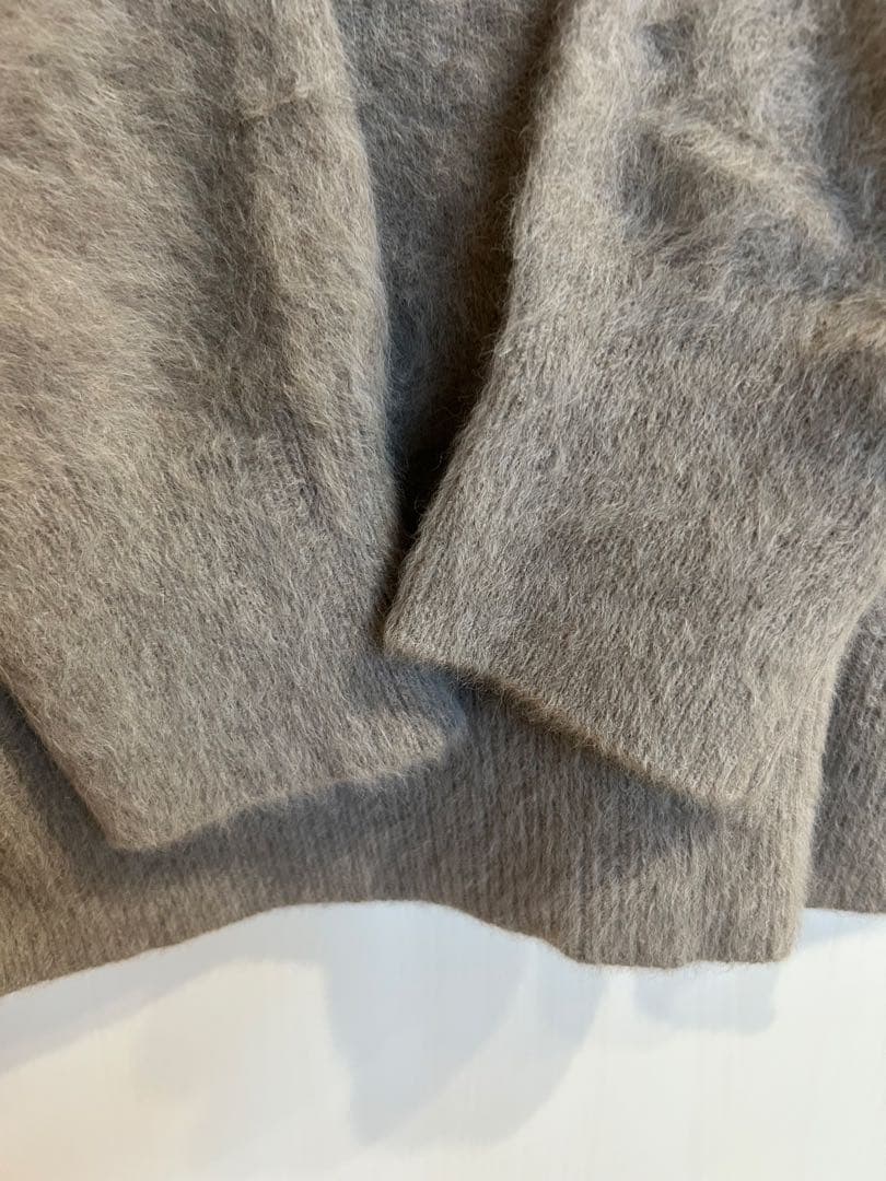 美品　カプリシューレマージュ　FOXカシミアチュニック　モカ