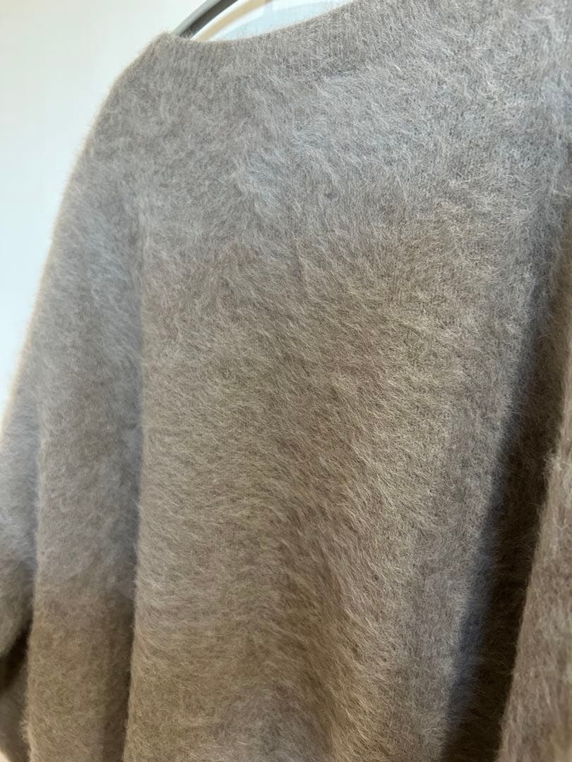 美品　カプリシューレマージュ　FOXカシミアチュニック　モカ