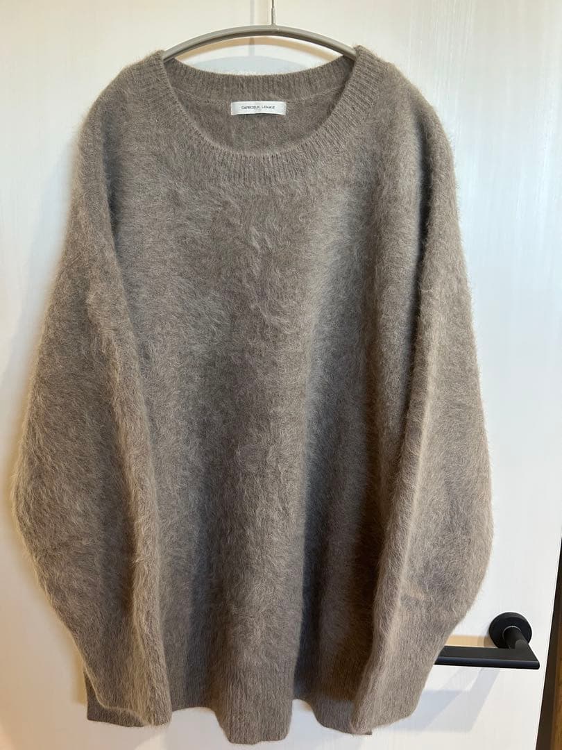 美品　カプリシューレマージュ　FOXカシミアチュニック　モカ