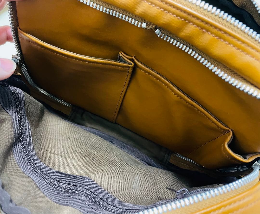 【美品】PORTER ブラウン ショルダーバッグ