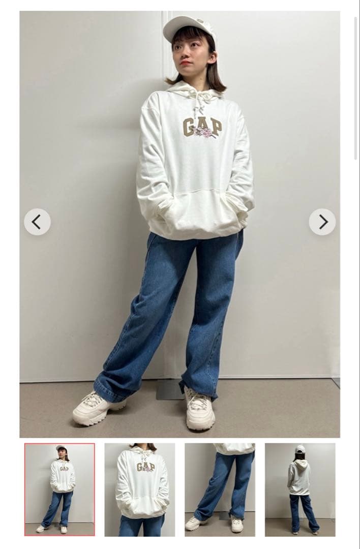 GAP パーカー　親子リンクコーデ