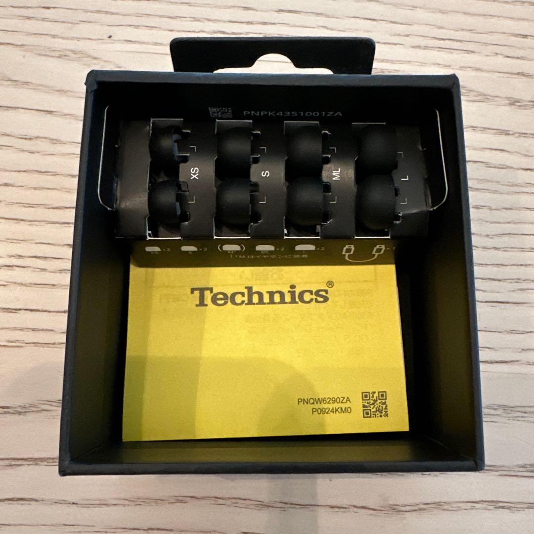 新品同様 Technics EAH-AZ100 ワイヤレスイヤホン ブラック