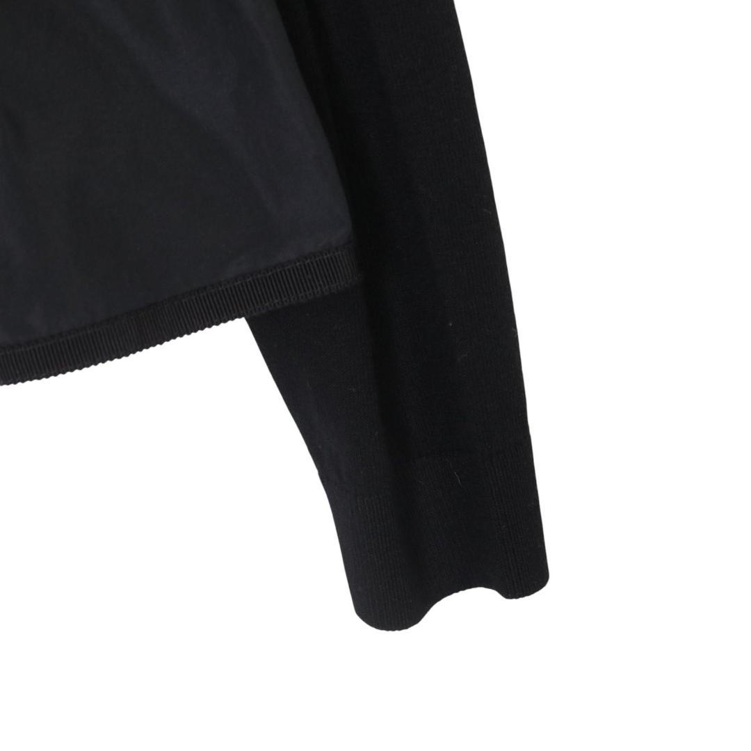 MONCLER ブラック 長袖 ナイロン ニット カーディガン Sサイズ 美品