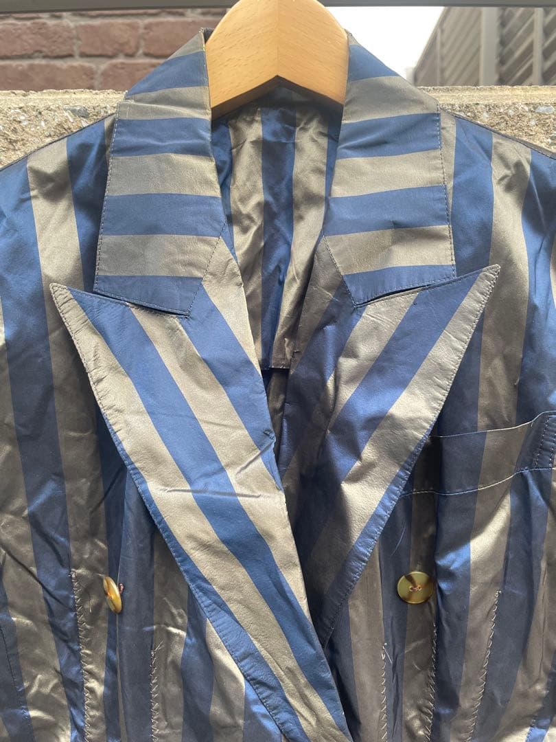 jean paul gaultierストライプダブルジャケット